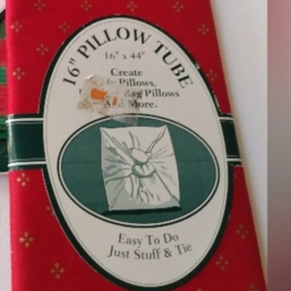 Hirschberg Pillow Tubes:  Just Stuff & Tie for Changing Decor for the Holidays
